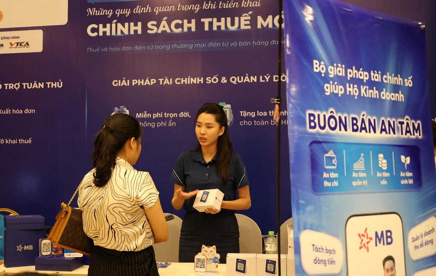 Chính sách “5 không” của MB: Bệ đỡ chi phí cho hộ kinh doanh trong giai đoạn thích ứng thuế mới